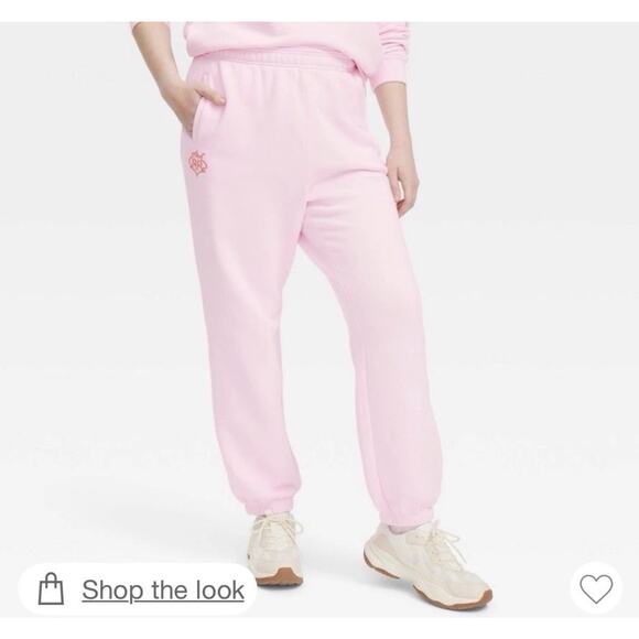 Roller Rabbit x Target Pants - Roller Rabbit x Target Jogger Sweatpants Soft Pink XL New 100% Cotton